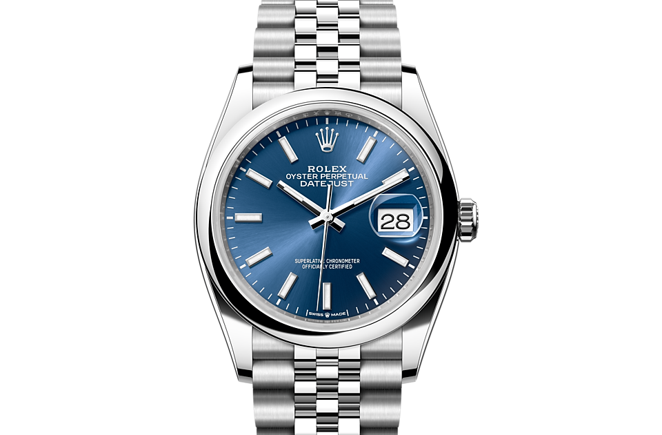 Rolex oyster perpetual datejust blu sale