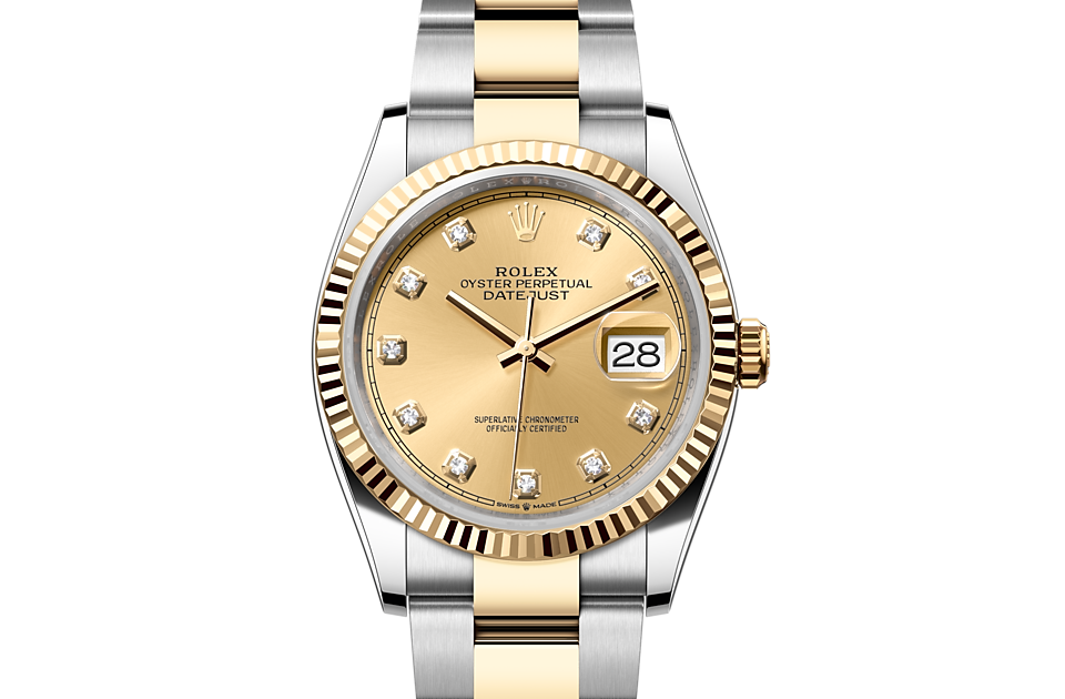 Rolex Datejust in Oystersteel and gold M126233 0018